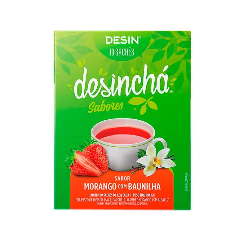 DESINCHA FRUTILLA Y VAINILLA 10 UNID