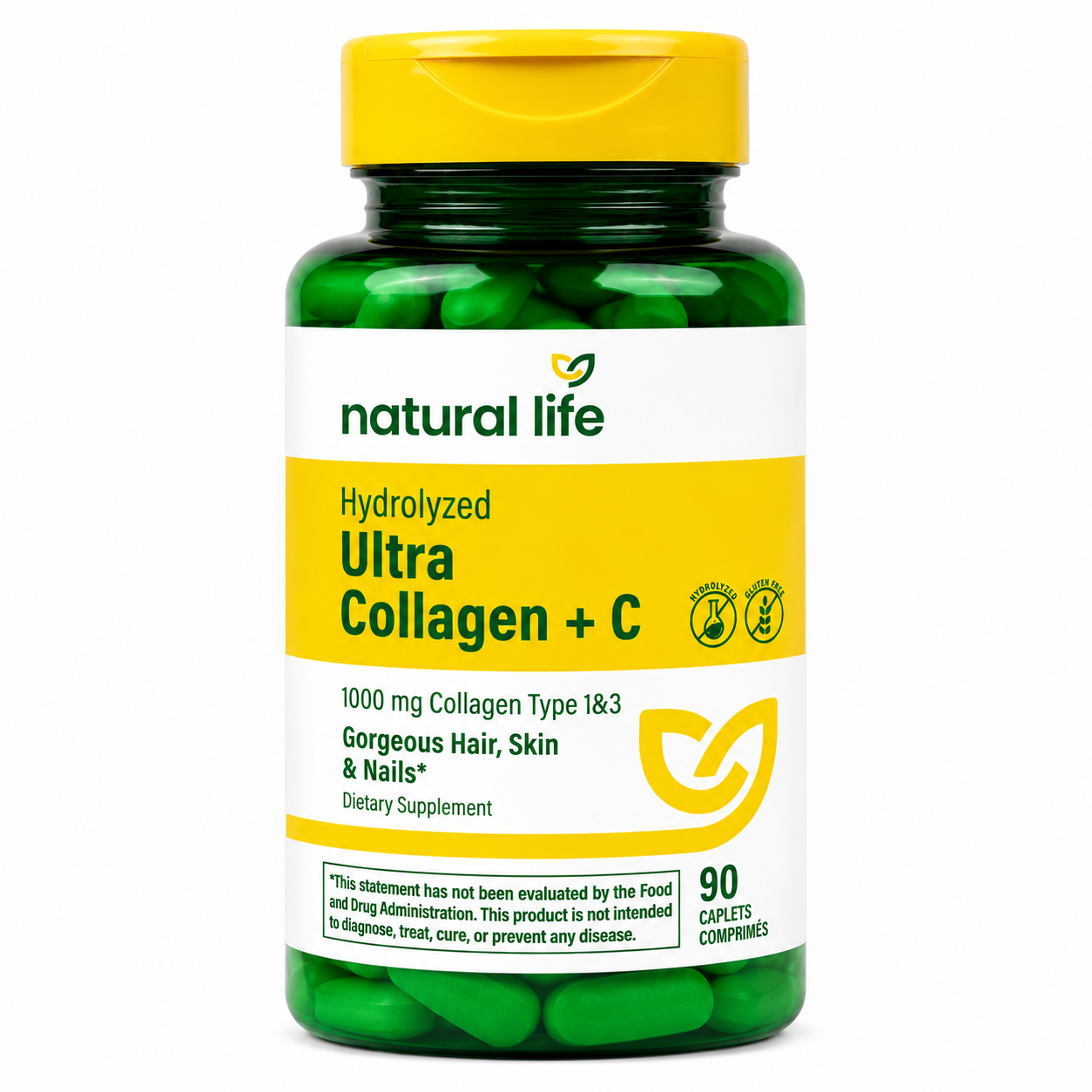 COLÁGENO HIDROLIZADO 1000 MG 90 COATED CAPLETS